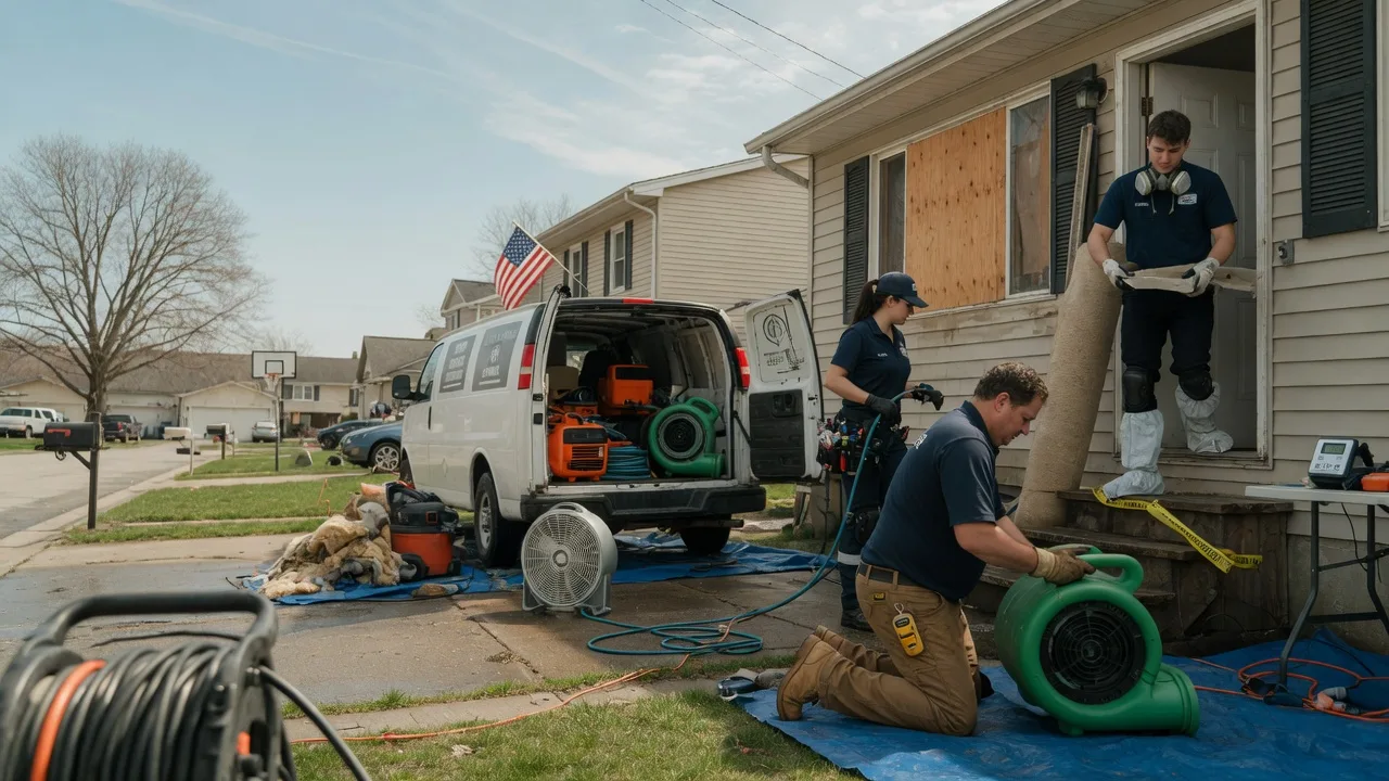 Water Damage Restoration in Wellsville, KS near me